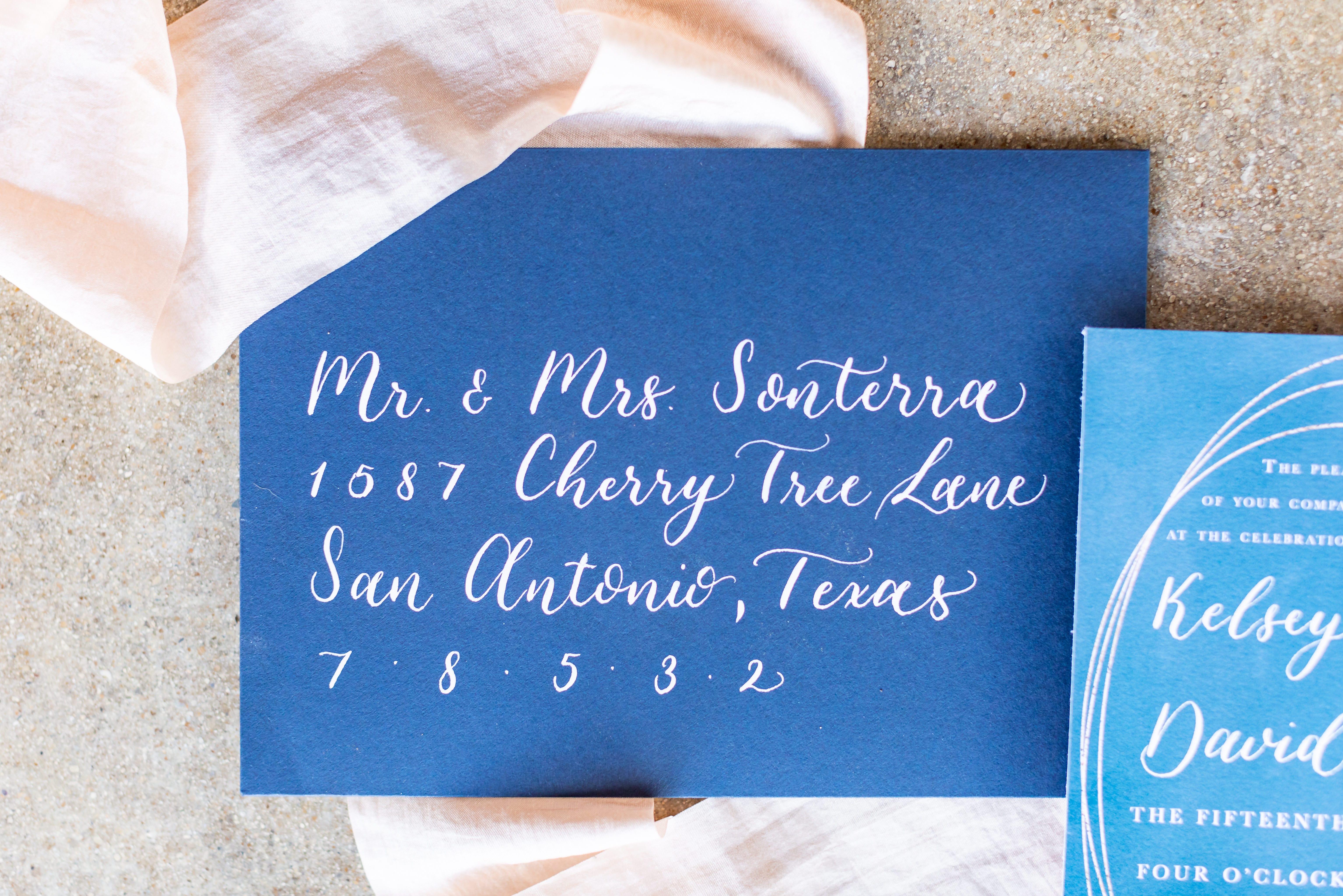 wedding etiquette 101 how to address envelopes by CalliRosa Calligrapher in San Antonio Texas