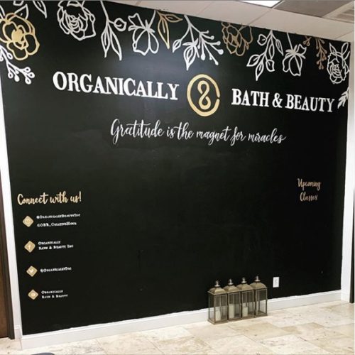 Business services - Organically Bath & Beauty Mural