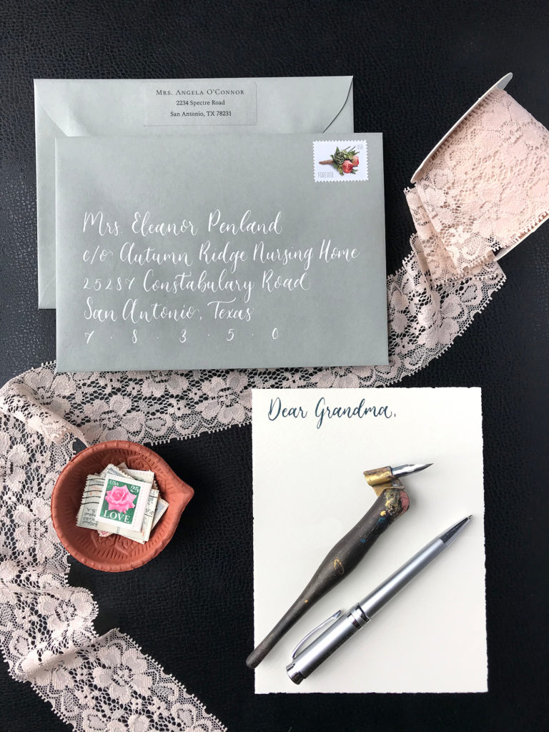 Letter Kit Write A Letter To A Stranger Love Notes Envelope Calligraphy