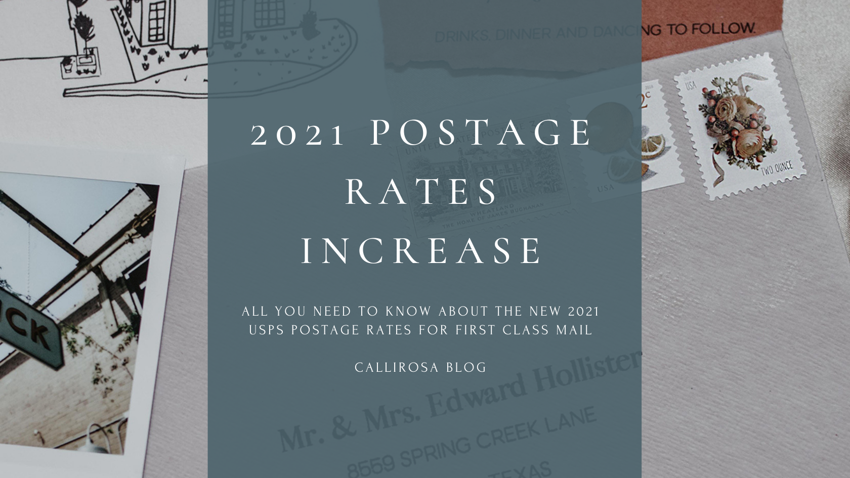 2021 Postage Rates Increase For USPS First Class Mail CalliRosa